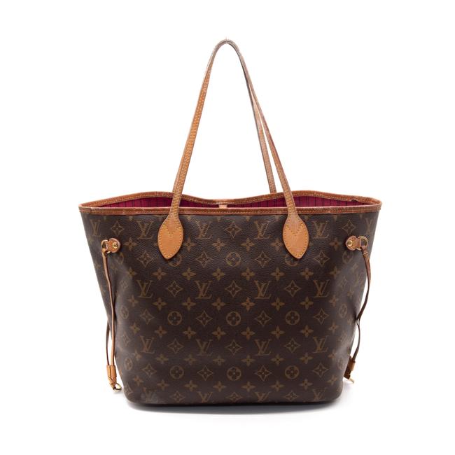Louis Vuitton Neverfull Neo Mm Pivoine Brown Monogram Canvas Tote