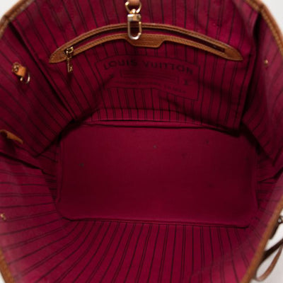 Louis Vuitton Neverfull Neo Mm Pivoine Brown Monogram Canvas Tote
