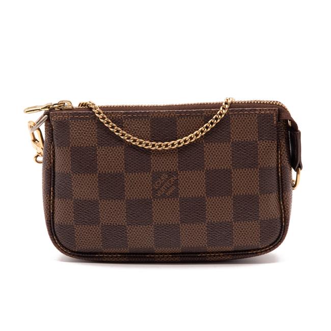Louis Vuitton Pochette Mini Accessoires Accessories Brown Damier Ebene