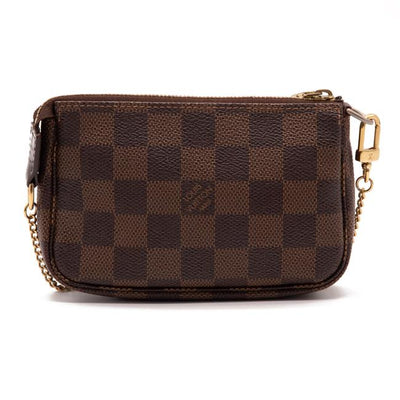 Louis Vuitton Pochette Mini Accessoires Accessories Brown Damier Ebene