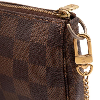 Louis Vuitton Pochette Mini Accessoires Accessories Brown Damier Ebene