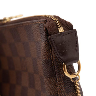 Louis Vuitton Pochette Mini Accessoires Accessories Brown Damier Ebene