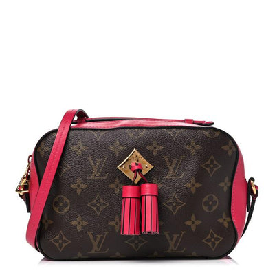 Louis Vuitton Saintonge Freesia Pink Monogram Canvas Cross Body Bag