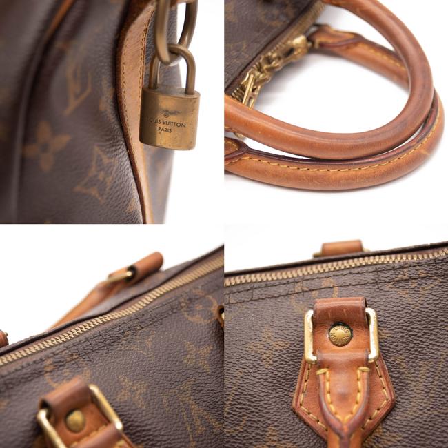 Louis Vuitton Speedy Bandouliere 25 Brown Monogram Canvas Satchel