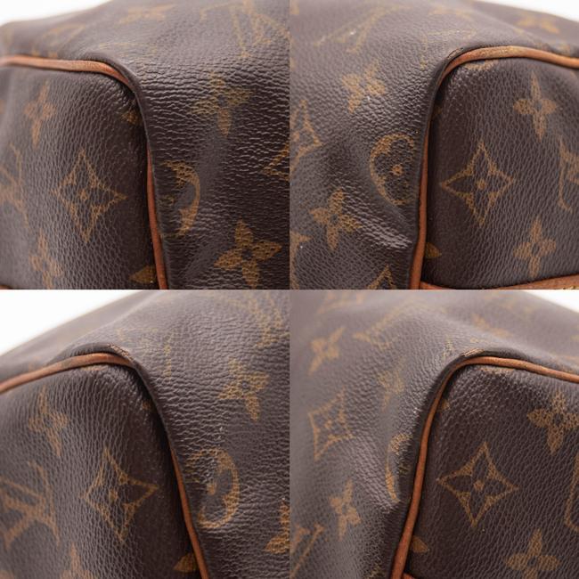 Louis Vuitton Speedy Bandouliere 25 Brown Monogram Canvas Satchel