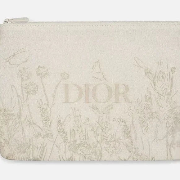 Dior Beauty Spring Flower Clutch Bag Pouch Limited Edition New