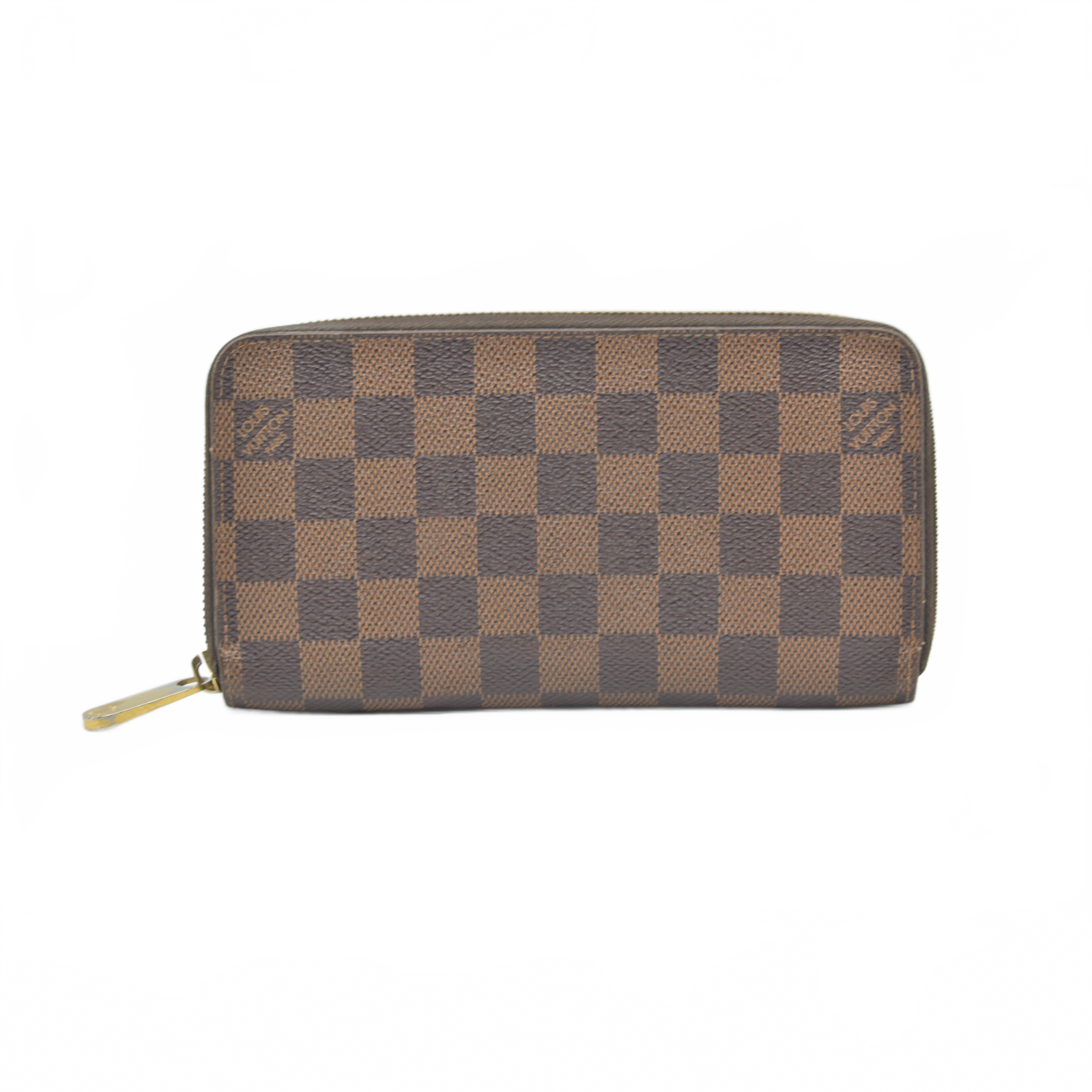 $915 2013 Louis Vuitton Damier Ebene Zippy Wallet CA3103