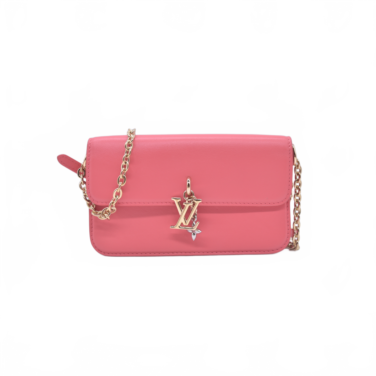 $2080 Louis Vuitton Bloom Wallet On Chain RFID Chain Shoulder Bag 10021404