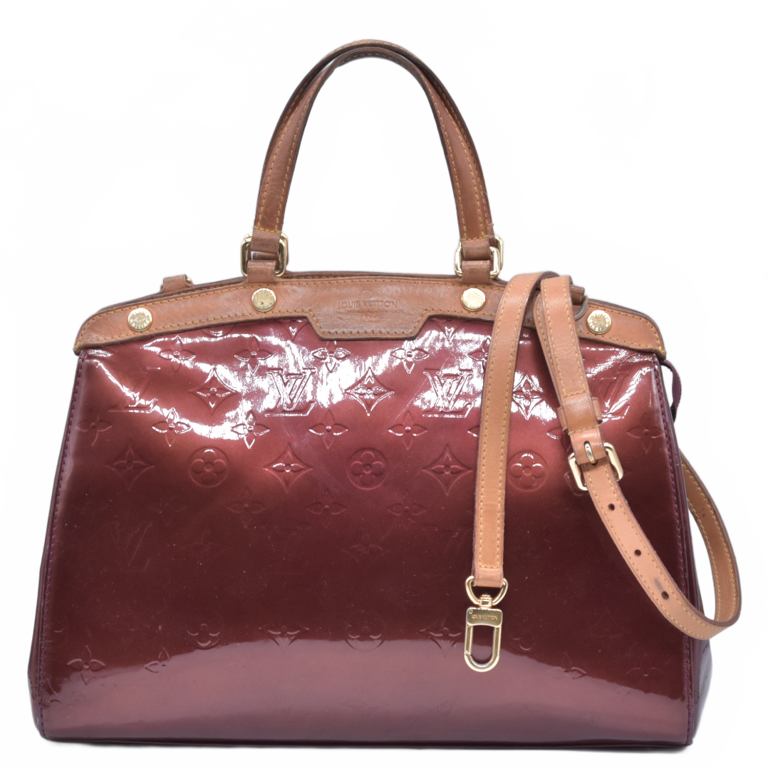 $2710 2011 Louis Vuitton  Vernis Brea PM Bronze VI2121