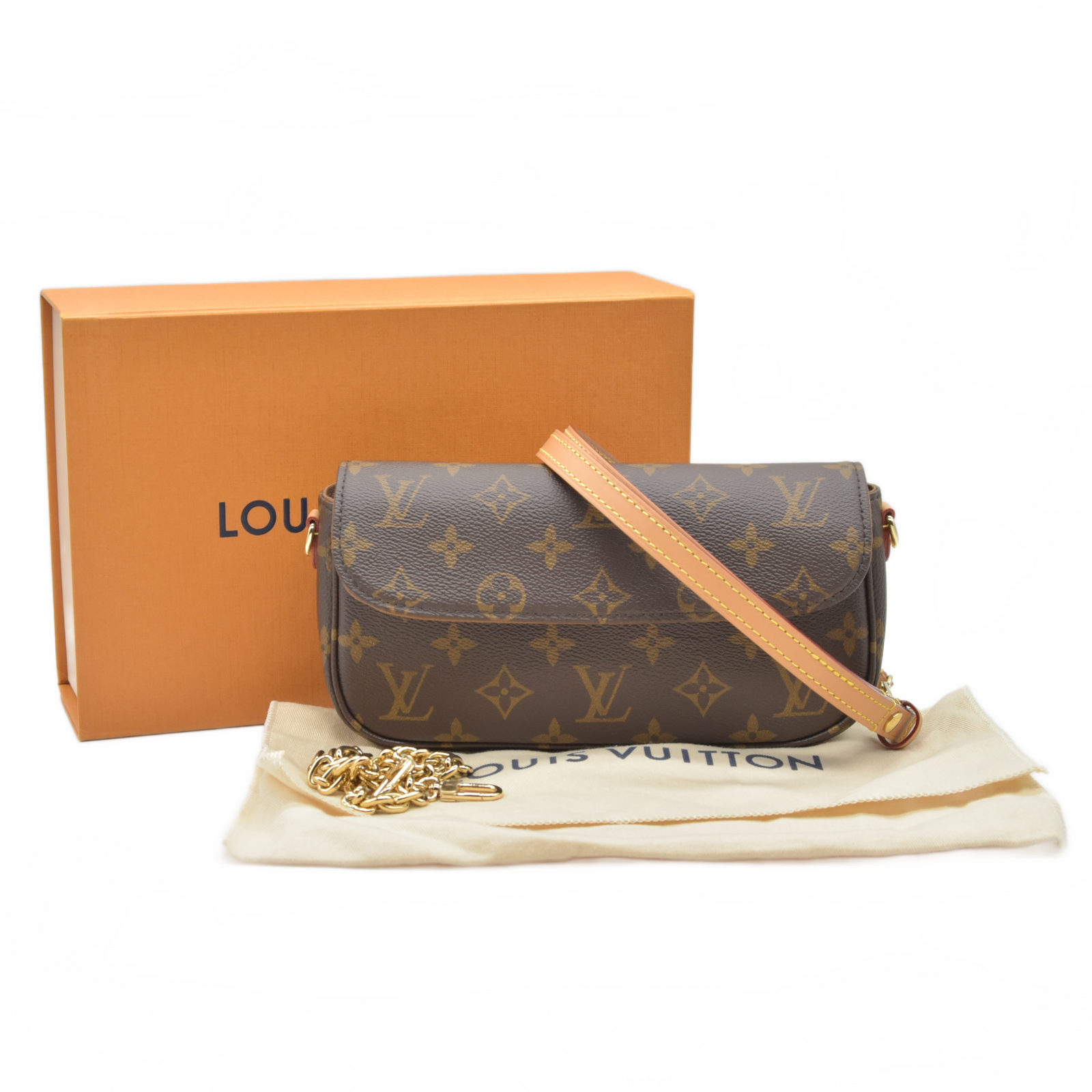 Louis Vuitton  Monogram Ivy Wallet On Chain RFID Like New with Box