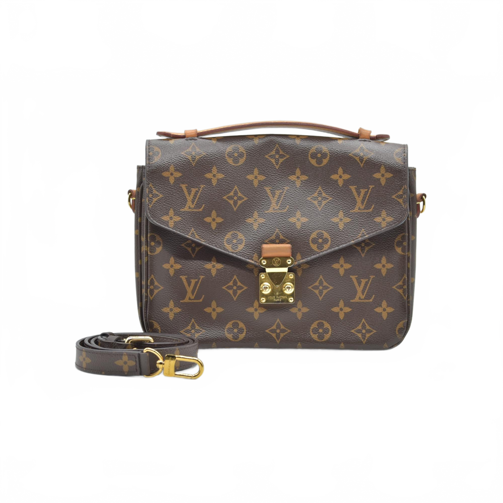 $2750 Louis Vuitton  Monogram Pochette Metis PL1138