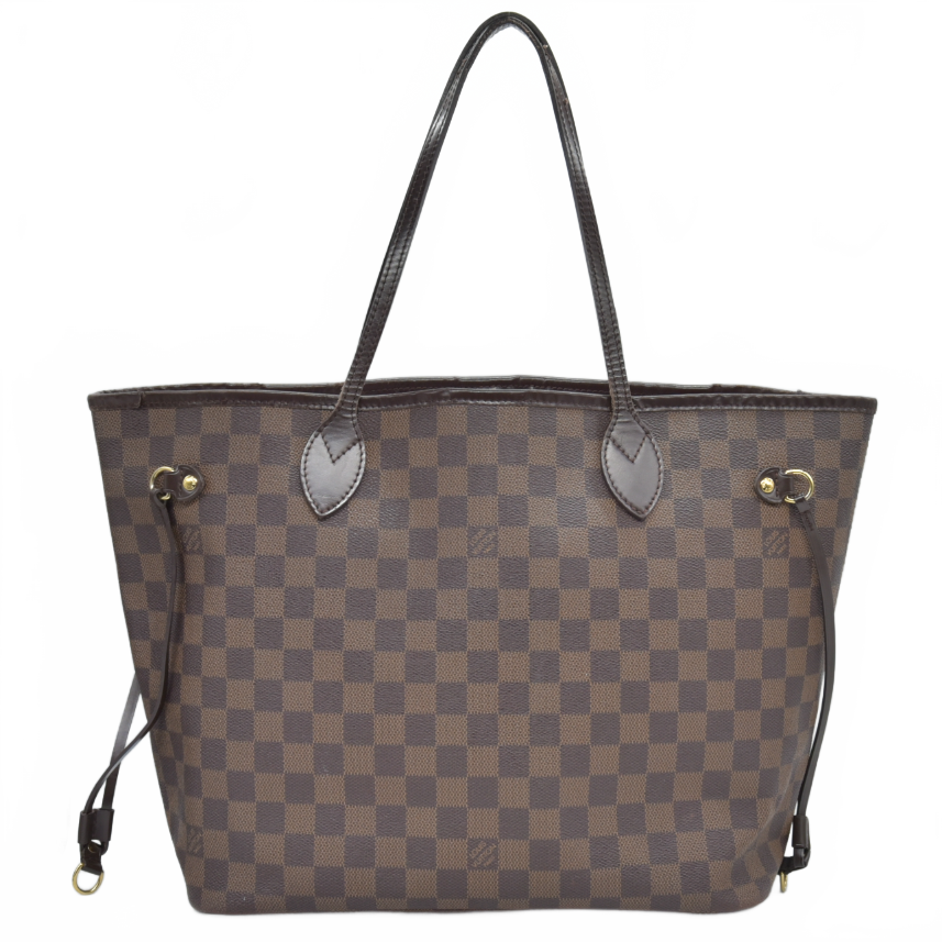 $2240 2008 Louis Vuitton Damier Ebene Neverfull MM SP2088