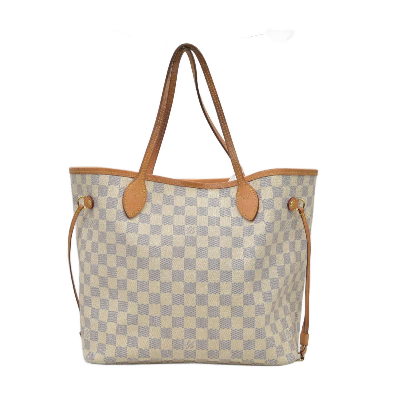 $2170 Louis Vuitton Damier Azur Neverfull MM SD2159