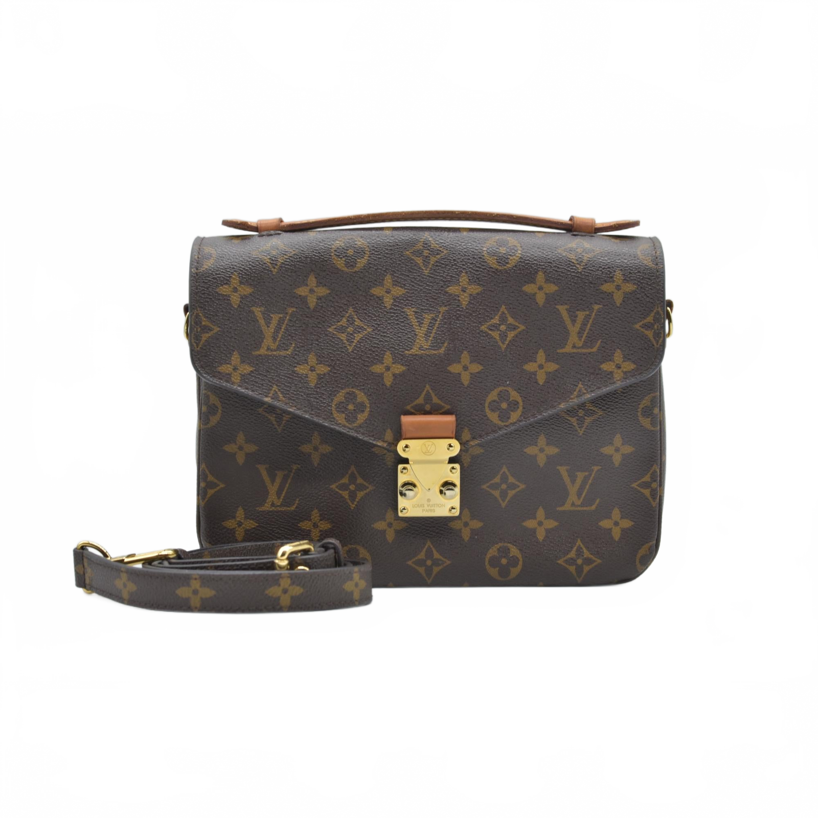 $2750 Louis Vuitton  Monogram Pochette Metis DU1139