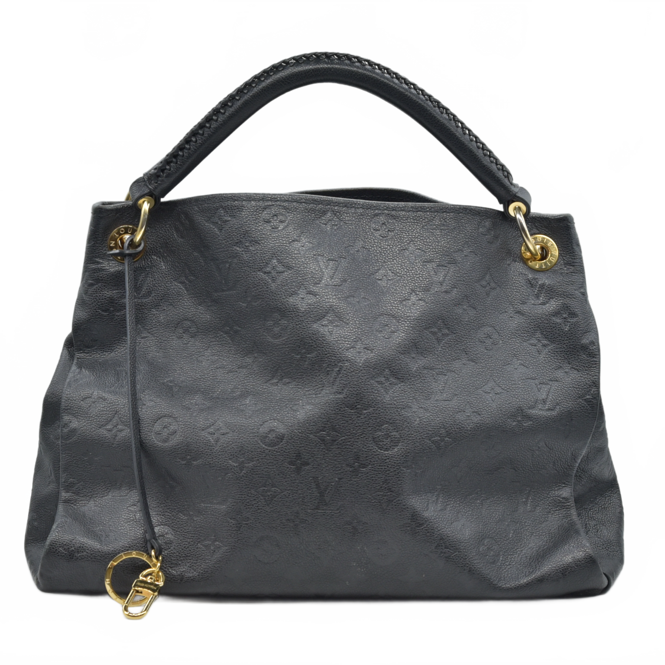 $3800 Louis Vuitton LV Monogram Artsy MM CA5116 2016 Black Empreinte