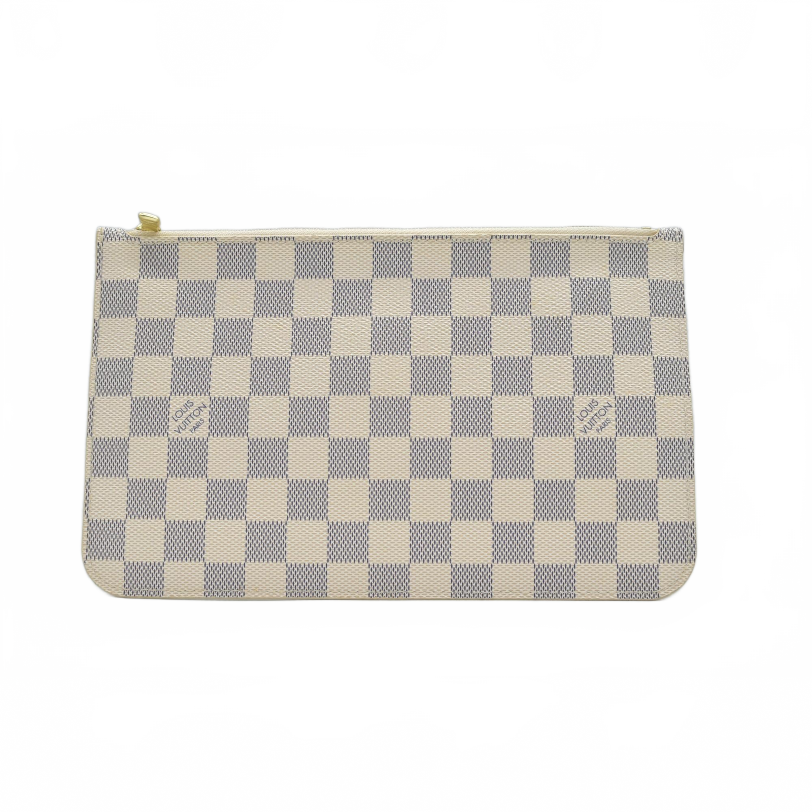 $600 Louis Vuitton Damier Azur Neverfull GM MM Tote Pochette FL2114