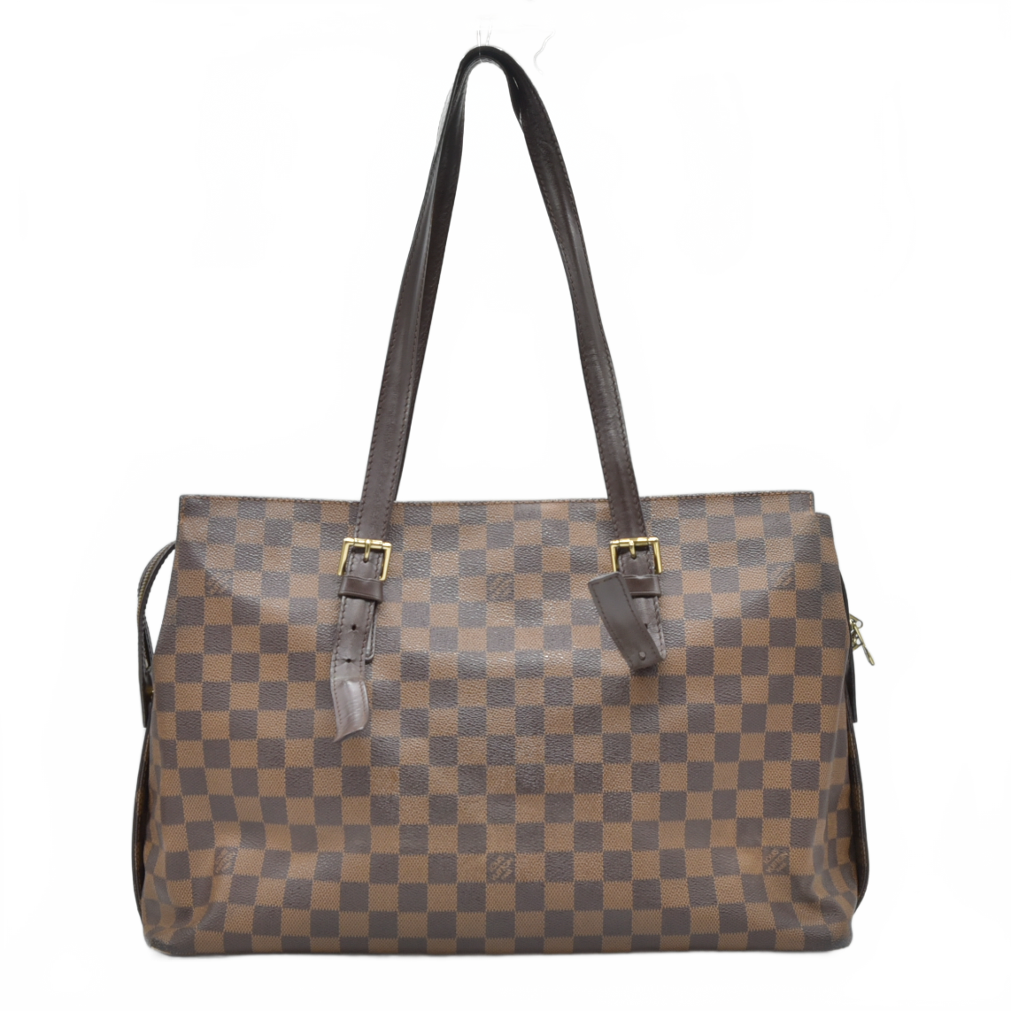 $1400 2003 Louis Vuitton Damier Ebene Chelsea Tote TH0023