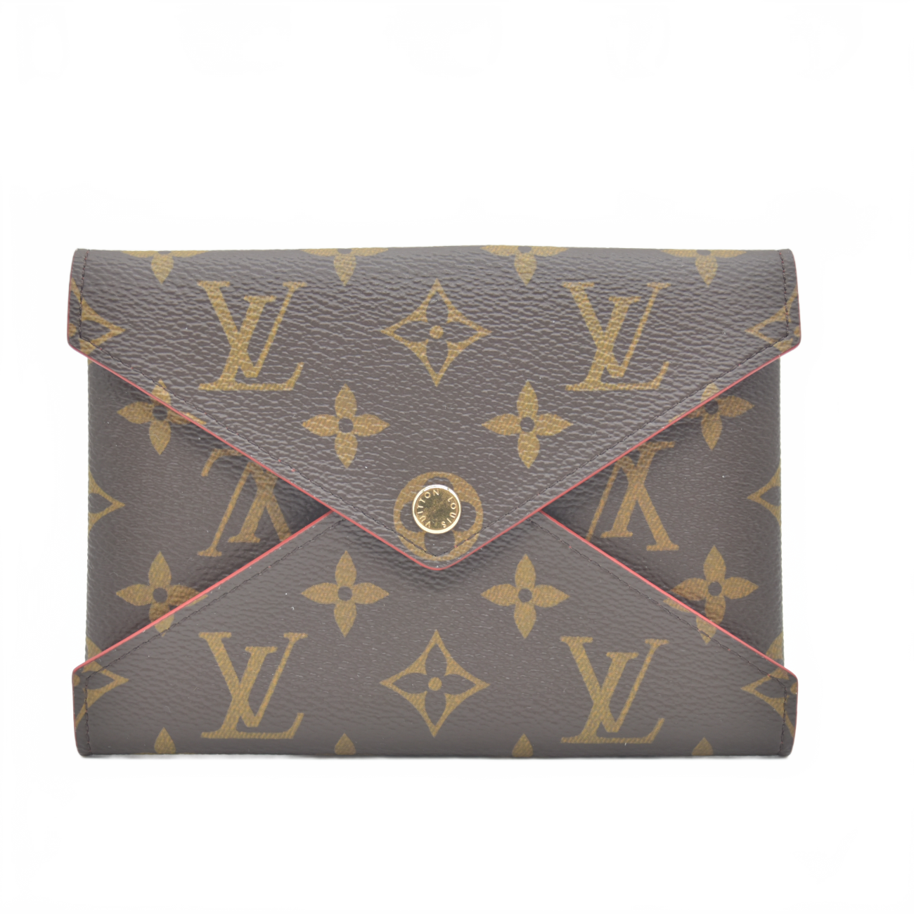 $745 2018 Louis Vuitton Monogram Medium Kirigami Pochette Insert Coquelicot SP1128