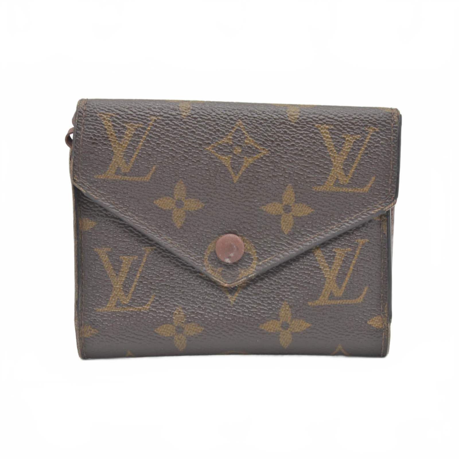 $605 Louis Vuitton Monogram Victorine Tri-fold Wallet SP5116
