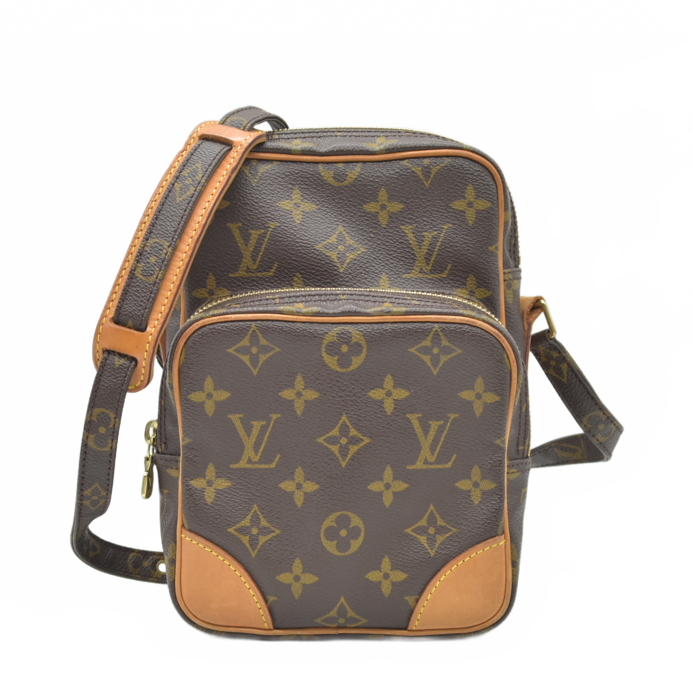 $995 2001 Louis Vuitton Amazone Monogram Crossbody Bag AR0021 CONSIGNMENT