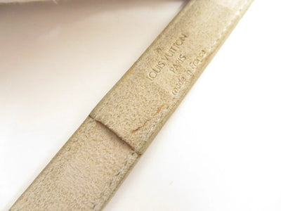 $475 Louis Vuitton Leather Epi Wish Wrap Bracelet Brown SN1909