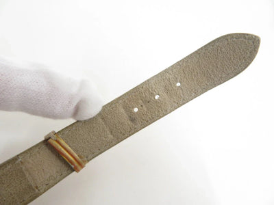 $475 Louis Vuitton Leather Epi Wish Wrap Bracelet Brown SN1909