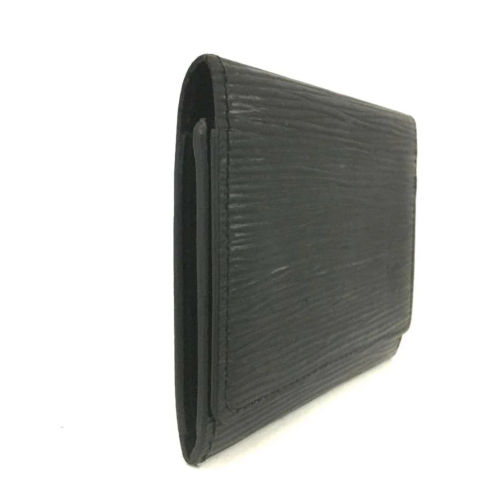 PRE-ORDER Louis Vuitton Epi Pochette Cartes Visite Leather Card Case Black CA0028