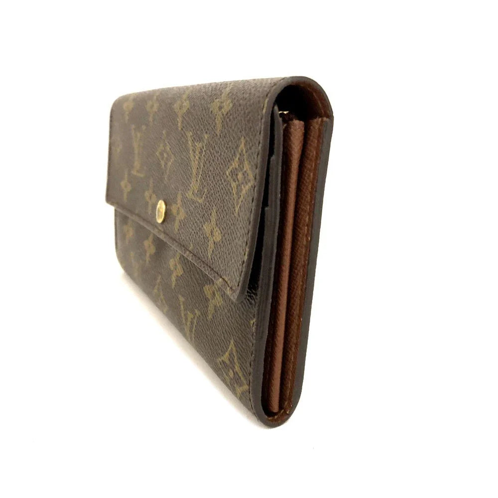 PRE-ORDER Louis Vuitton Monogram Portefeiulle Sarah Long Bifold Wallet Brown CT0036