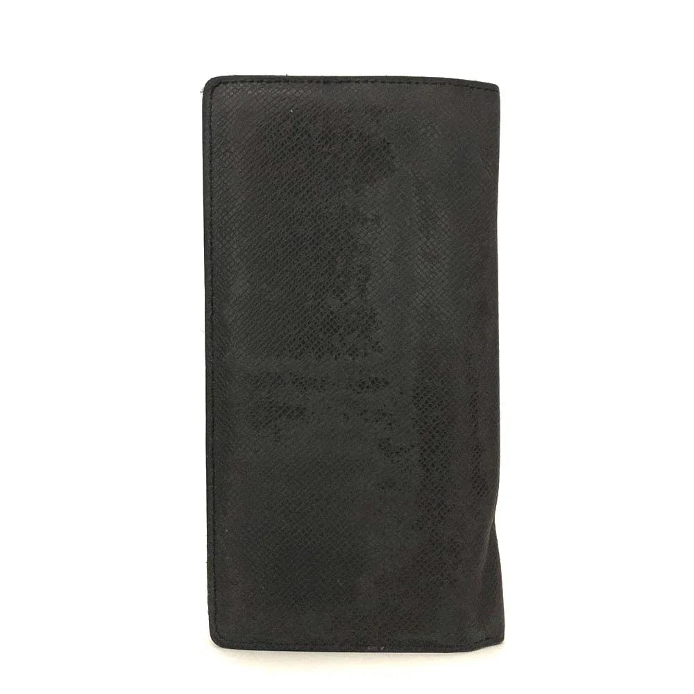 PRE-ORDER Louis Vuitton Taiga Porte feiulle Brazza Leather Long Wallet Ardoise