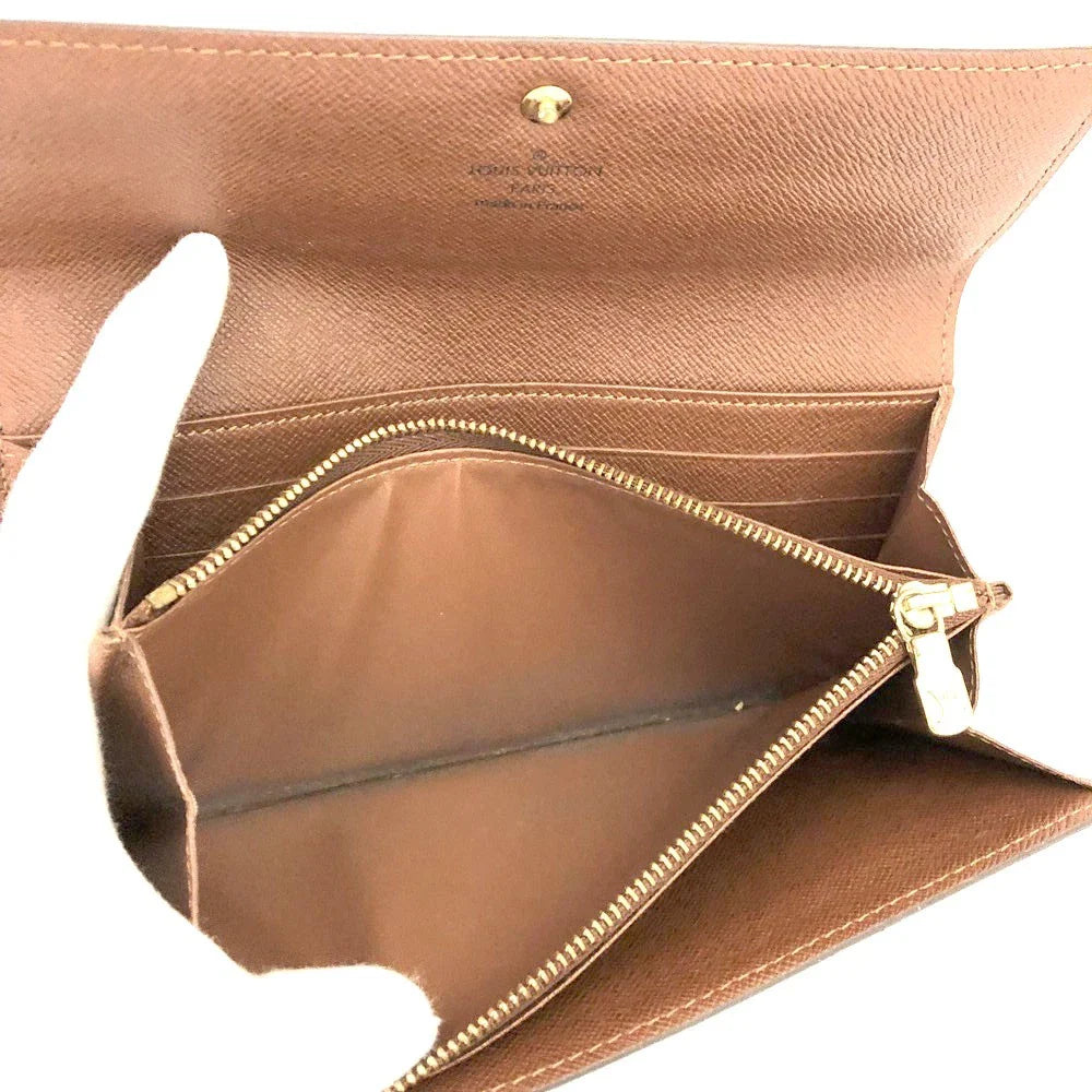 PRE-ORDER Louis Vuitton Monogram Portefeiulle Sarah Long Bifold Wallet Brown CT0036
