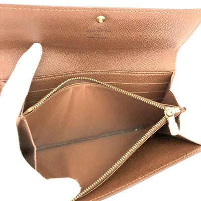 PRE-ORDER Louis Vuitton Monogram Portefeiulle Sarah Long Bifold Wallet Brown CT0036