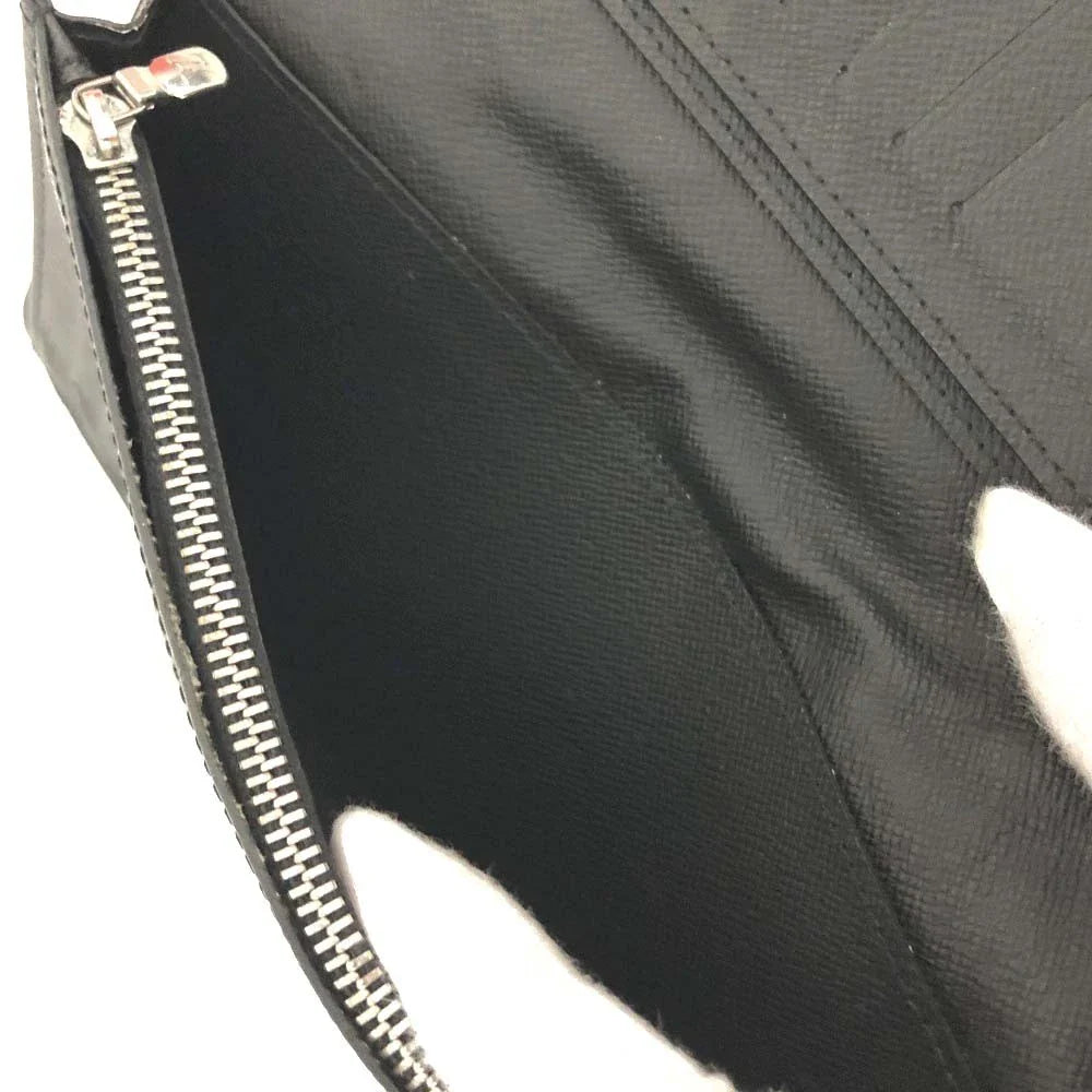 PRE-ORDER Louis Vuitton Taiga Porte feiulle Brazza Leather Long Wallet Ardoise