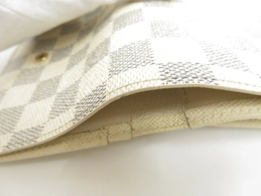 LOUIS VUITTON Damier Azur Porte Monnaie Billets Viennois Wallet