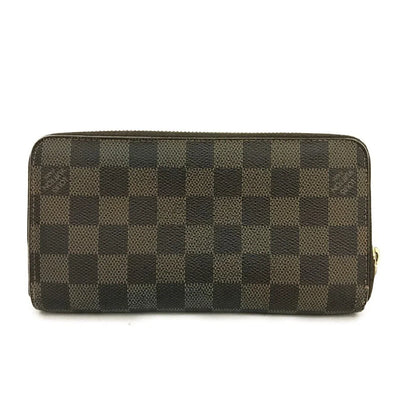 PRE-ORDER Louis Vuitton Damier Zippy Zip Around Long Wallet Purse Brown VI4057