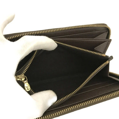 PRE-ORDER Louis Vuitton Damier Zippy Zip Around Long Wallet Purse Brown VI4057