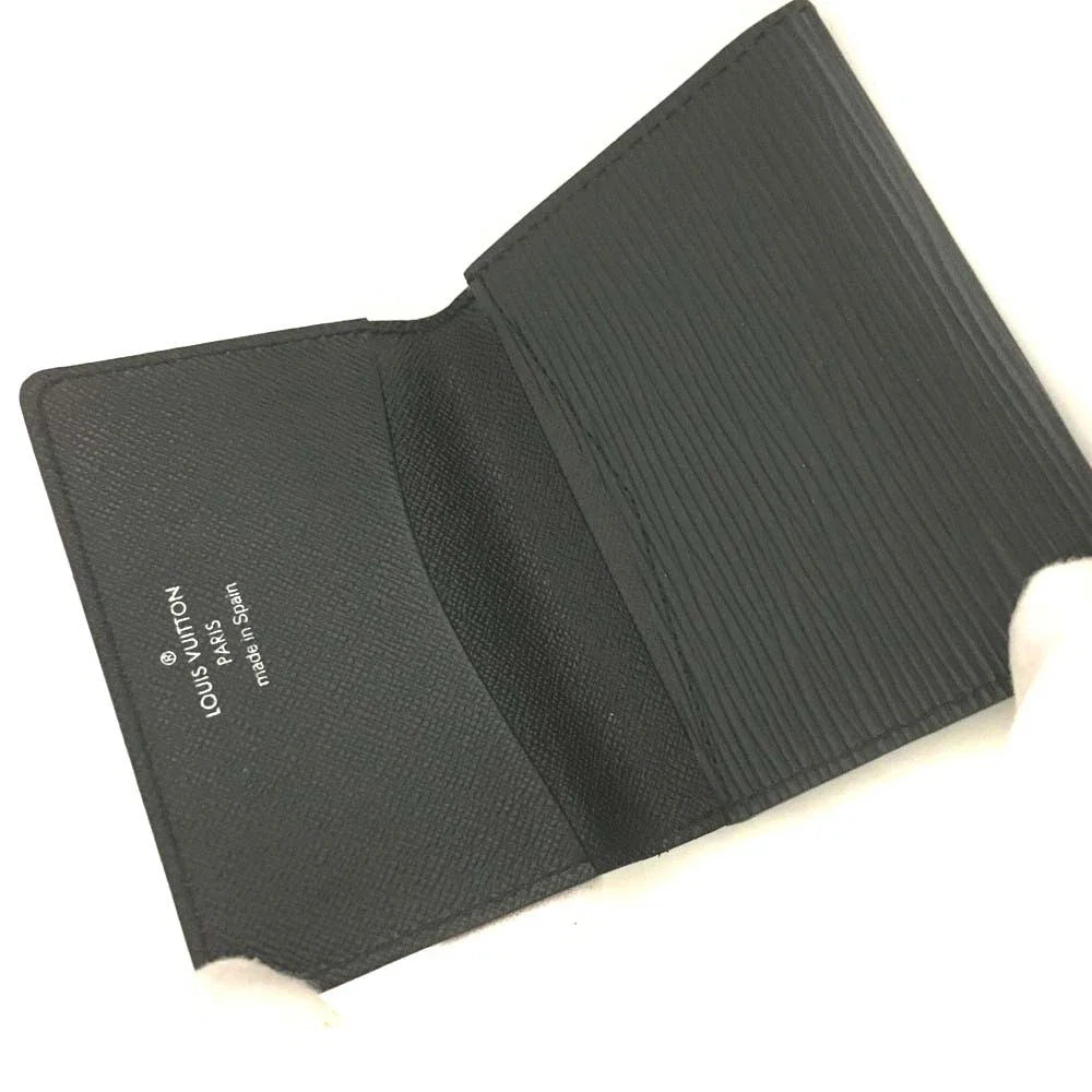PRE-ORDER Louis Vuitton Epi Pochette Cartes Visite Leather Card Case Black CA0028