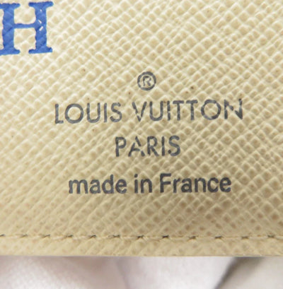 LOUIS VUITTON Damier Azur Porte Monnaie Billets Viennois Wallet