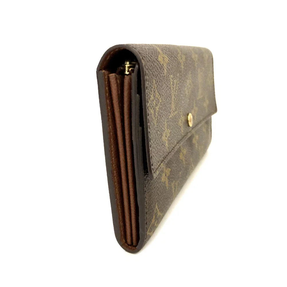 PRE-ORDER Louis Vuitton Monogram Portefeiulle Sarah Long Bifold Wallet Brown CT0036