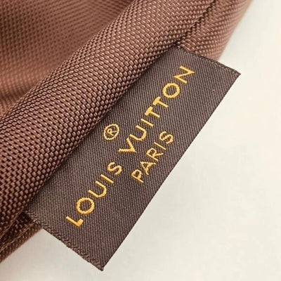 $600 Louis Vuitton Dark Brown Nylon Garment Foldable Travel Bag