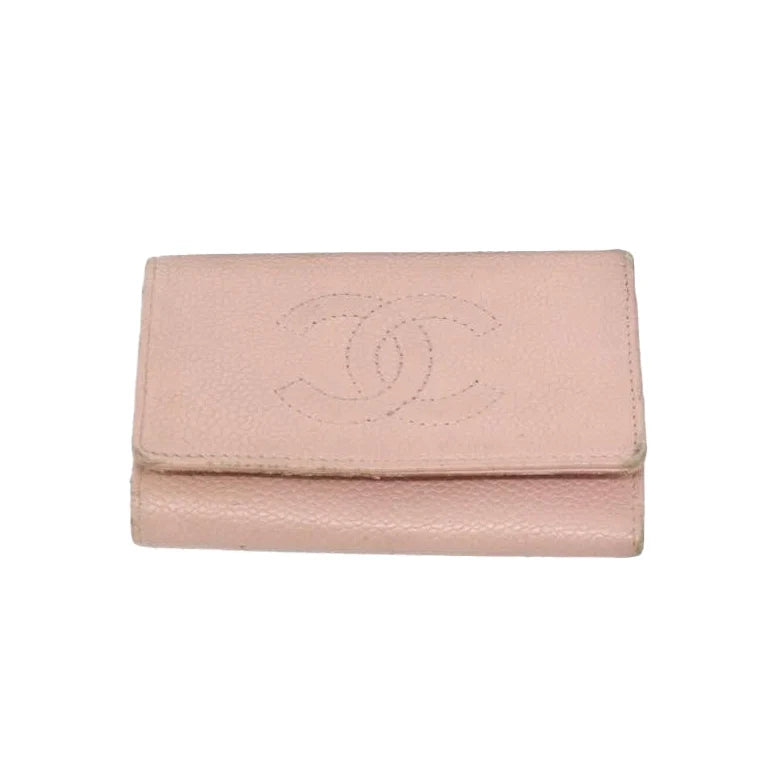 Chanel  Timeless 6 Key Ring Holder Pink