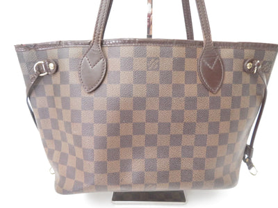 $2160 2008 Louis Vuitton Damier Ebene Neverfull PM  Tote Bag Handbag MB1048