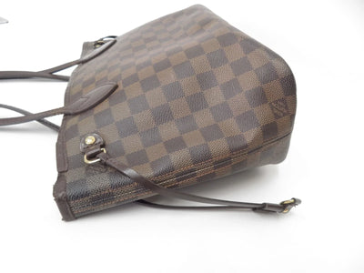 $2160 2008 Louis Vuitton Damier Ebene Neverfull PM  Tote Bag Handbag MB1048