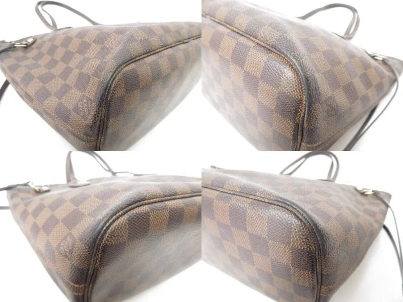 $2160 2008 Louis Vuitton Damier Ebene Neverfull PM  Tote Bag Handbag MB1048