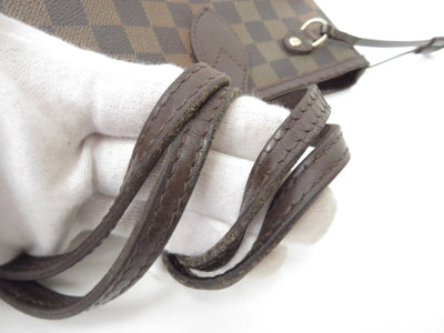 $2160 2008 Louis Vuitton Damier Ebene Neverfull PM  Tote Bag Handbag MB1048