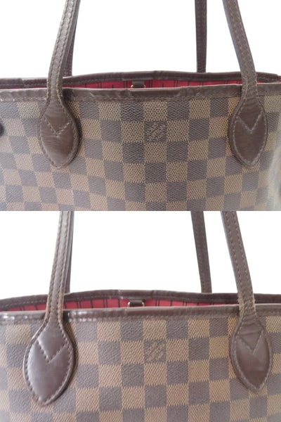 $2160 2008 Louis Vuitton Damier Ebene Neverfull PM  Tote Bag Handbag MB1048
