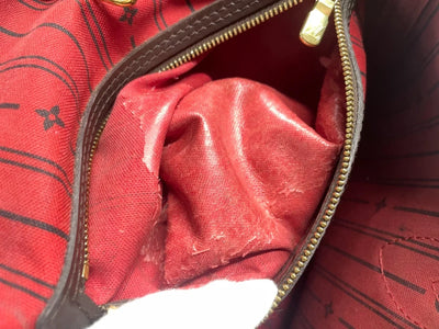 $2160 2008 Louis Vuitton Damier Ebene Neverfull PM  Tote Bag Handbag MB1048