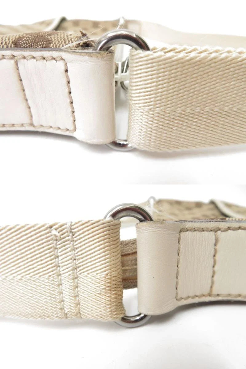 $1150 Gucci Perforated GG Leather Crossbody Messenger Bag