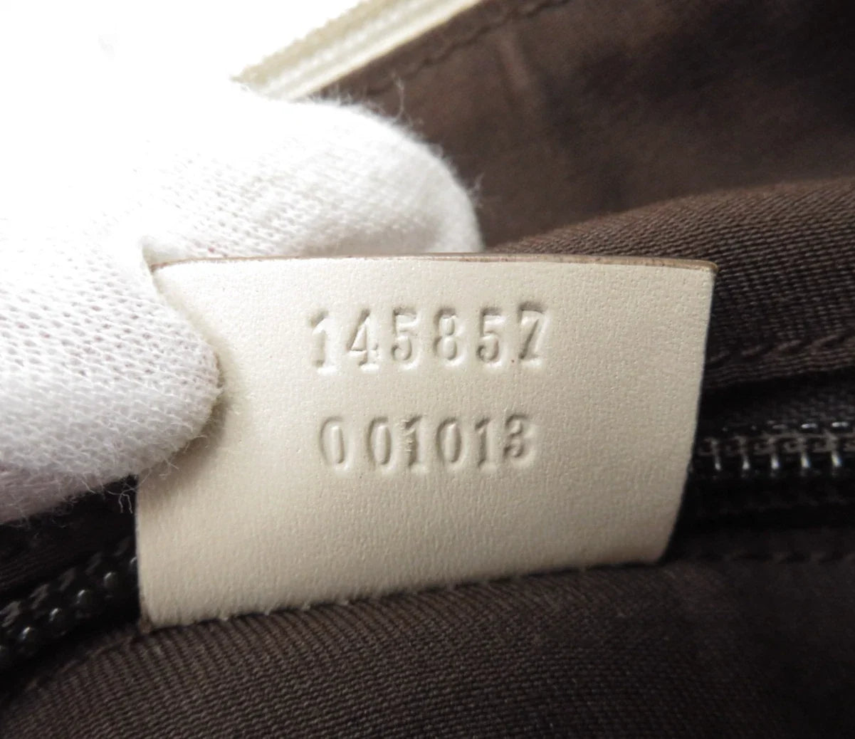 $1150 Gucci Perforated GG Leather Crossbody Messenger Bag