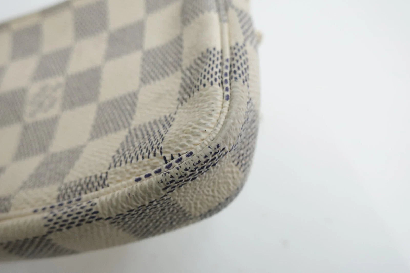 Louis Vuitton Damier Azur Mini Pochette Accessories Pouch Bag