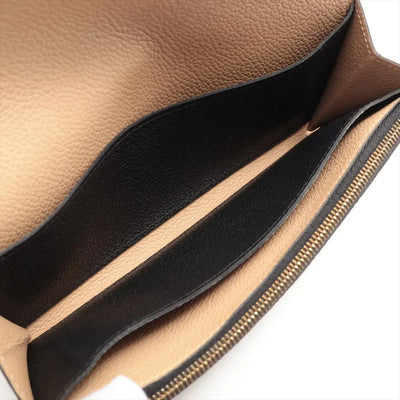Louis Vuitton Empreinte Portofeuille Emilie M62369 Noir Long Wallet